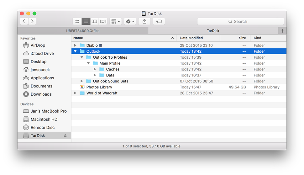 Change Profile Folder Location In Outlook 2016 For Mac